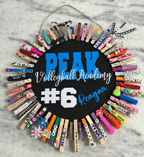 Volleyball Clip Holder