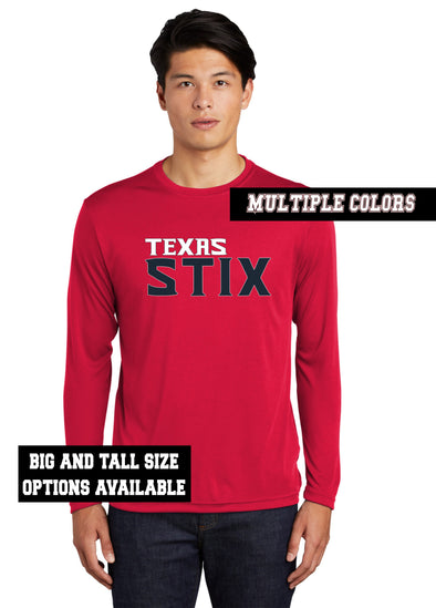 Adult Sport Tek Dryfit TEXAS STIX longsleeve